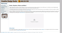 Desktop Screenshot of creativedesigndecks.com